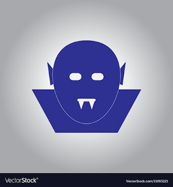 In flat design Halloween icon vector image