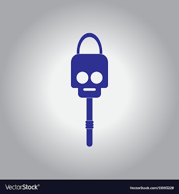 In flat design Halloween icon vector image