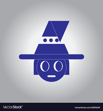 In flat design Halloween icon vector image