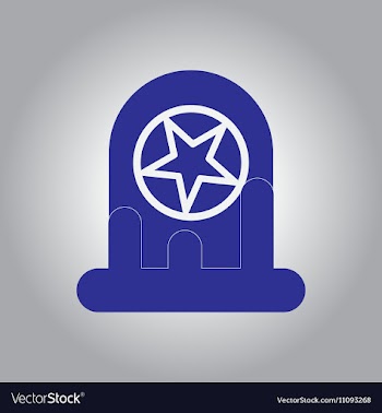 In flat design Halloween icon vector image