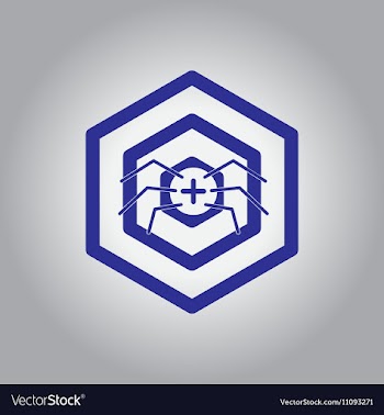In flat design Halloween icon vector image