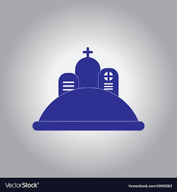 In flat design Halloween icon vector image