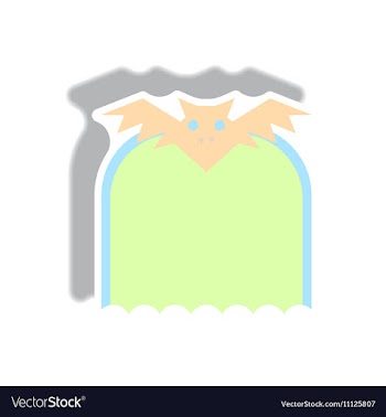 In flat design Halloween icon vector image
