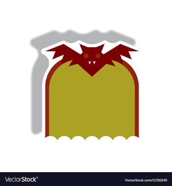 In flat design Halloween icon vector image