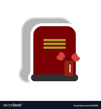 In flat design Halloween icon vector image