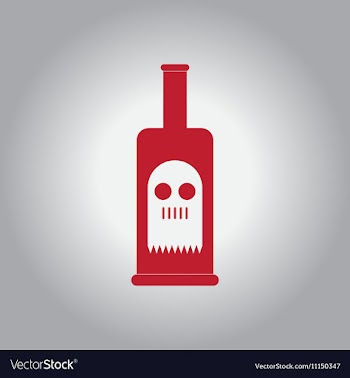 In flat design Halloween icon vector image