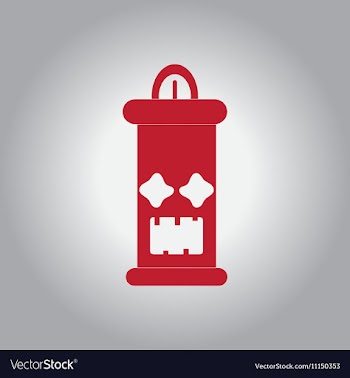 In flat design Halloween icon vector image