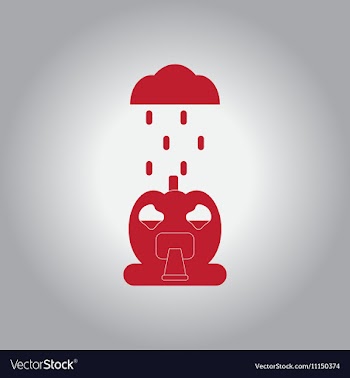 In flat design Halloween icon vector image