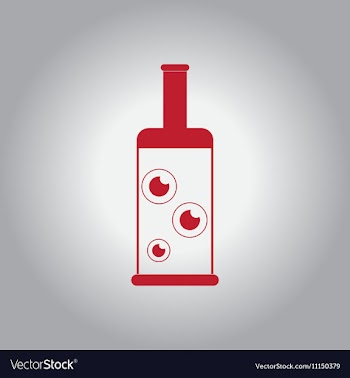 In flat design Halloween icon vector image