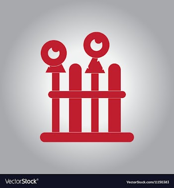 In flat design Halloween icon vector image