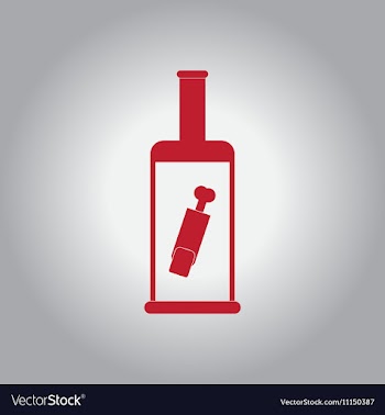 In flat design Halloween icon vector image