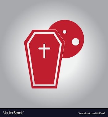 In flat design Halloween icon vector image