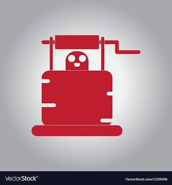 In flat design Halloween icon vector image