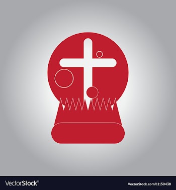 In flat design Halloween icon vector image