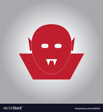 In flat design Halloween icon vector image