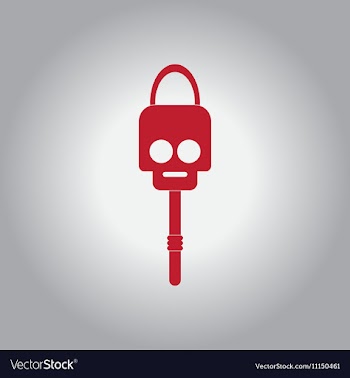 In flat design Halloween icon vector image