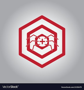 In flat design Halloween icon vector image