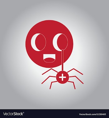 In flat design Halloween icon vector image