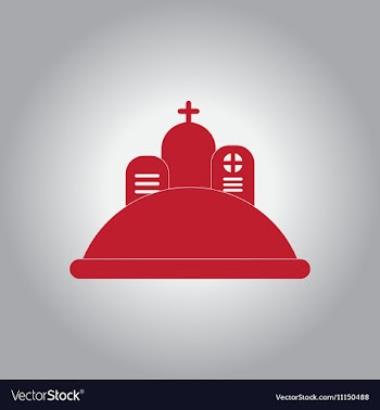 In flat design Halloween icon vector image