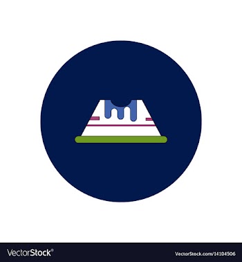 In flat design halloween icon vector image