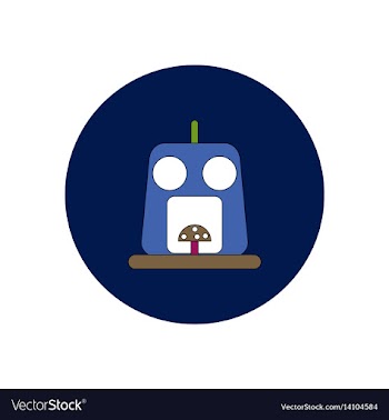 In flat design halloween icon vector image