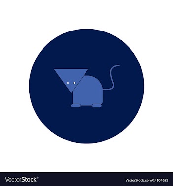 In flat design halloween icon vector image