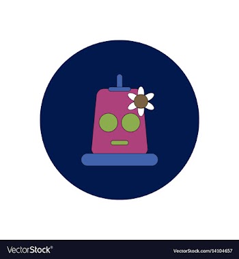 In flat design halloween icon vector image