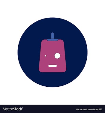 In flat design halloween icon vector image