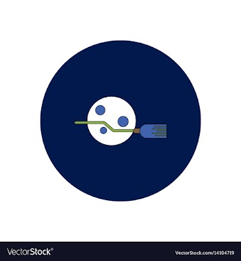 In flat design halloween icon vector image