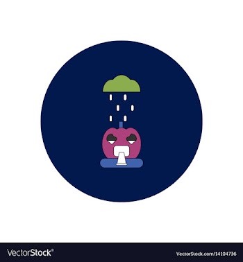 In flat design halloween icon vector image