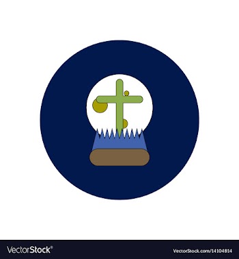 In flat design halloween icon vector image