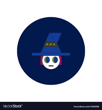 In flat design halloween icon vector image