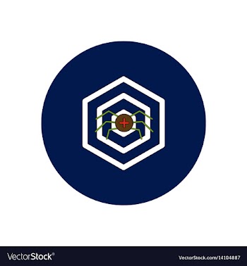 In flat design halloween icon vector image