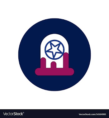 In flat design halloween icon vector image