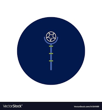 In flat design halloween icon vector image