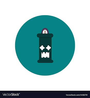 In flat design halloween icon vector image