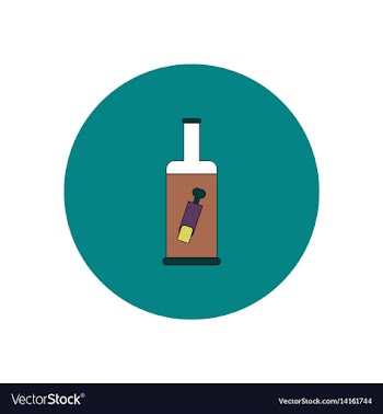 In flat design halloween icon vector image