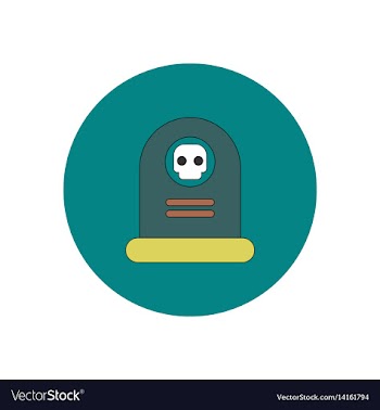 In flat design halloween icon vector image