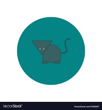In flat design halloween icon vector image