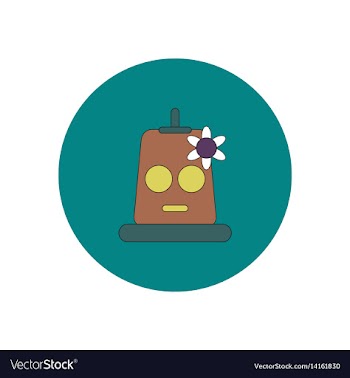 In flat design halloween icon vector image