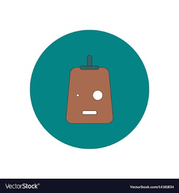 In flat design halloween icon vector image