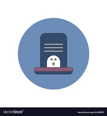 In flat design halloween icon vector image