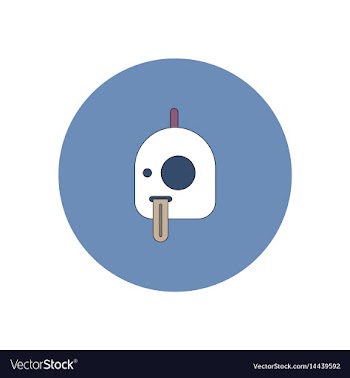 In flat design halloween icon vector image