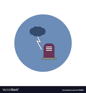 In flat design halloween icon vector image
