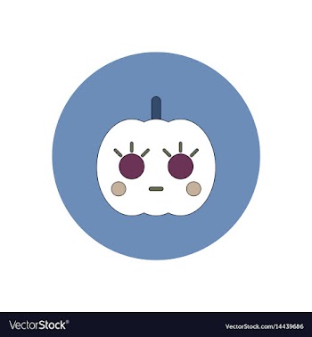 In flat design halloween icon vector image