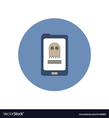 In flat design halloween icon vector image
