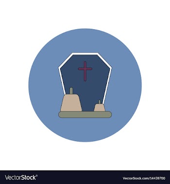 In flat design halloween icon vector image