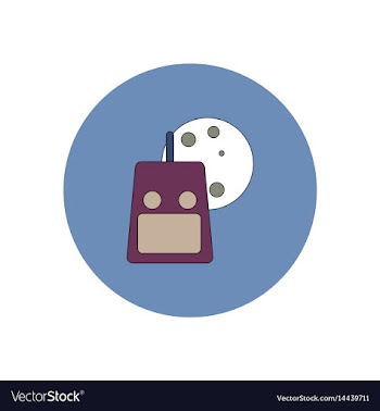 In flat design halloween icon vector image