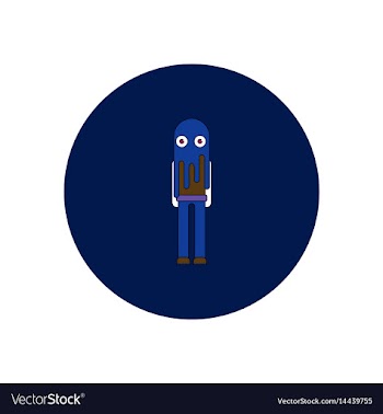In flat design halloween icon vector image