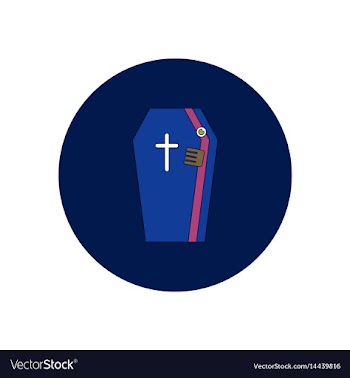 In flat design halloween icon vector image